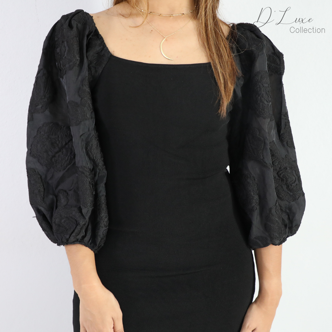 Puffy Black Dress D'Outfit Boutique Puffy Black Dress D'Outfit Boutique